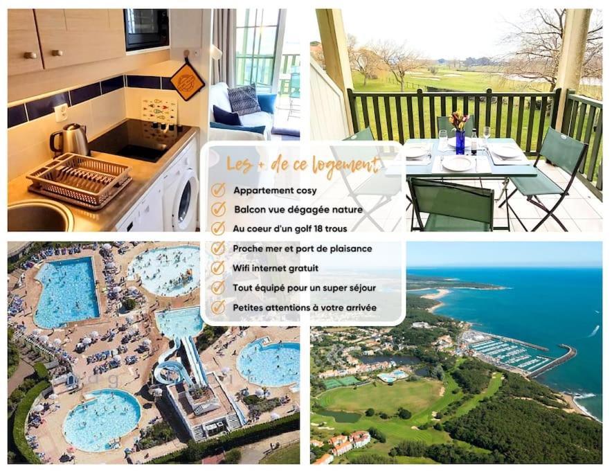 "L'Harmonie" Appartement Cosy 4 Personnes, Vue Golf, Wifi Gratuit Talmont-Saint-Hilaire Экстерьер фото